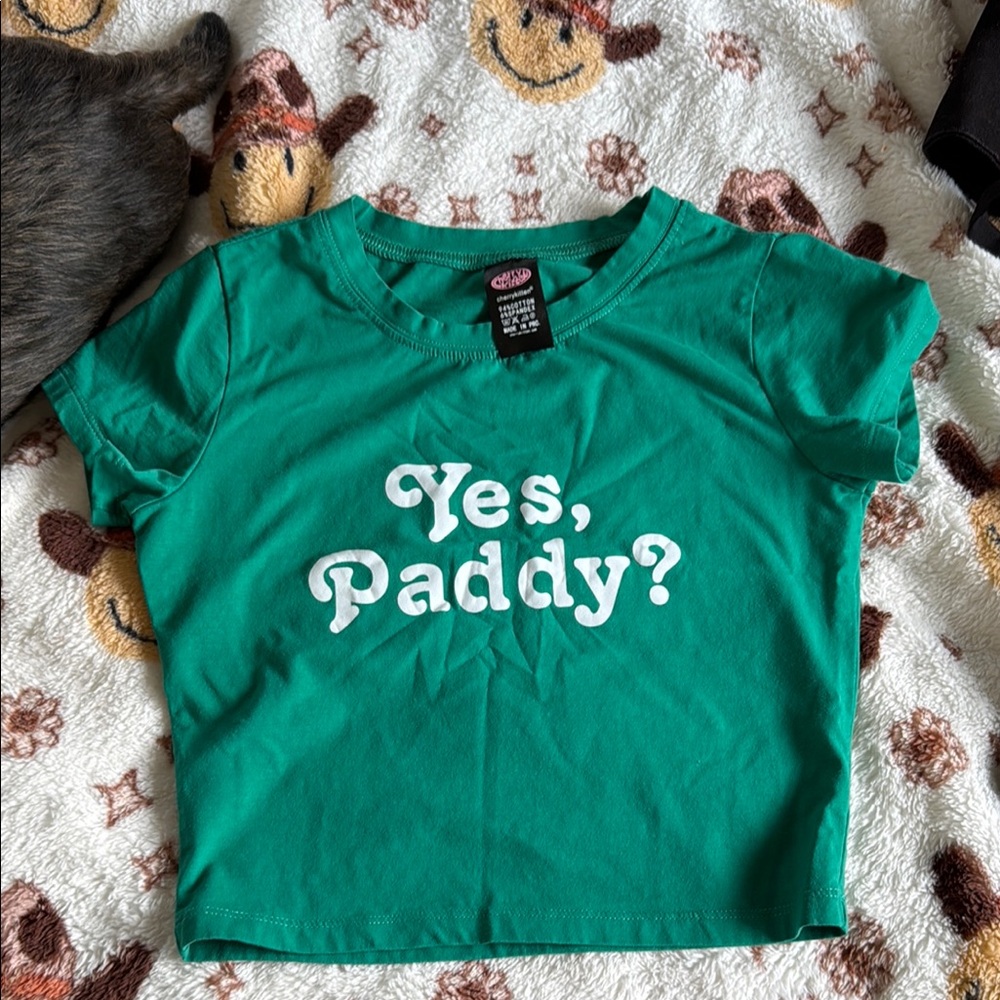 Green Graphic Tee - Yes, Paddy?